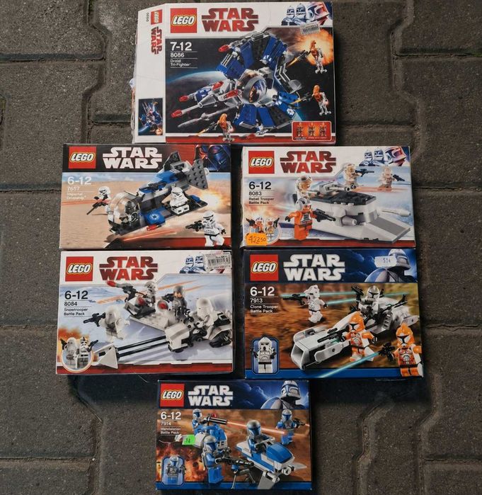 Lego Star Wars 6 zestawów