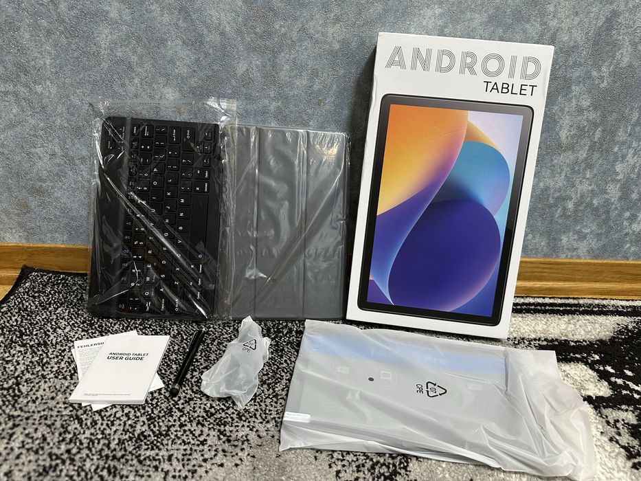 FITIFUN Tab 10 Pro 12/64 ГБ, Blue, WI-FI, Android 15, 10-дюймовий