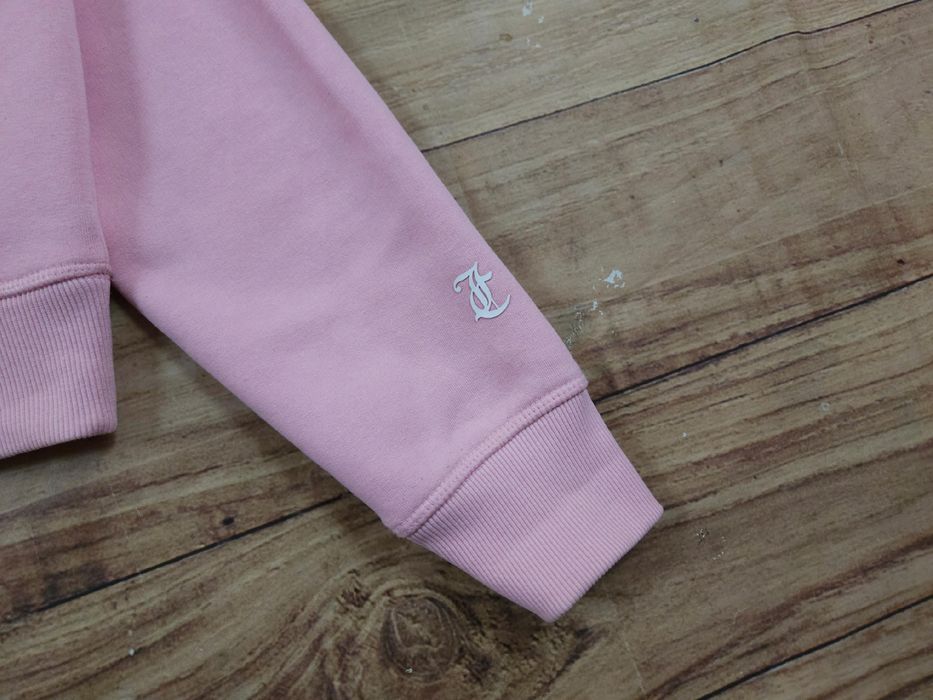 JUICY COUTURE Bluza Damska z Kapturem Różowa Logowana r. S