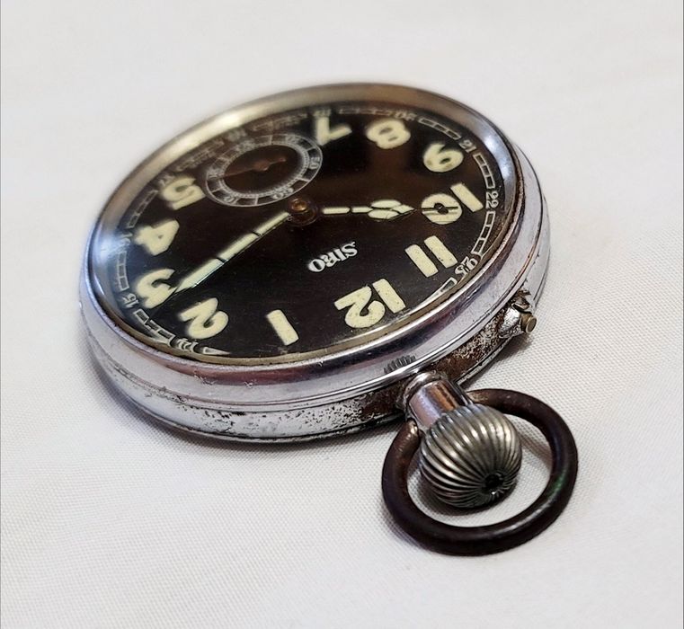Швейцарские часы Siro жёлтый механизм 30х годов Swiss made времён ссср