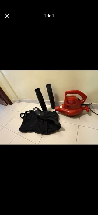 Assoprador com acessorios em otimo funcionamento