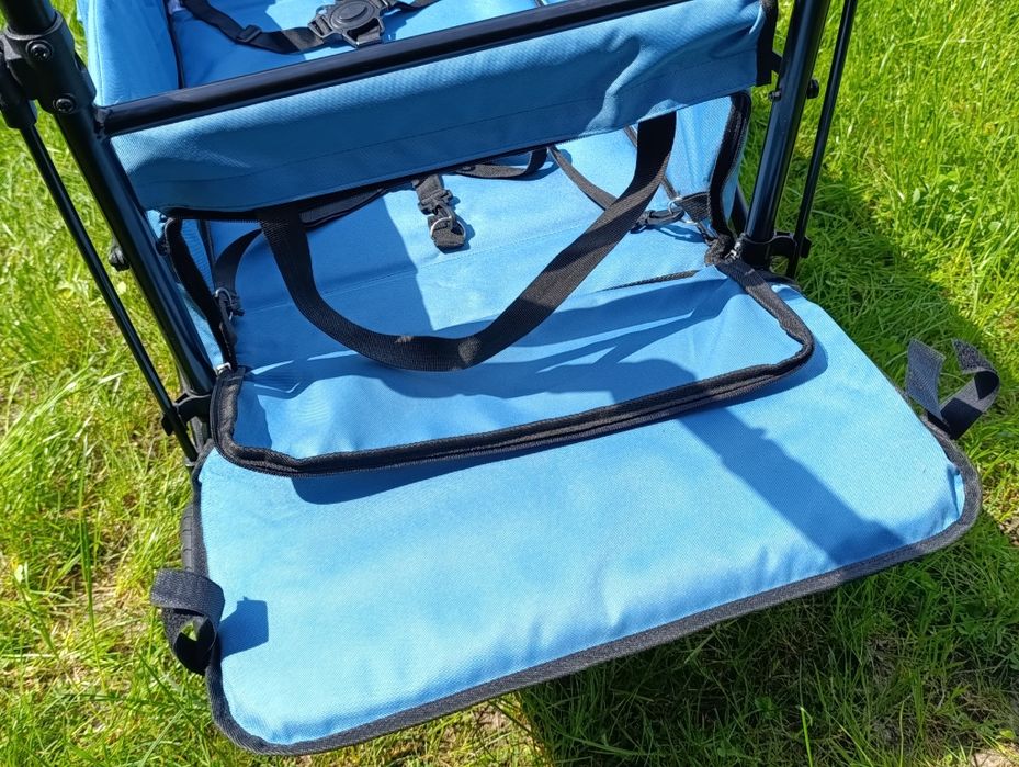 Wózek składany z dachem Sekey niebieski