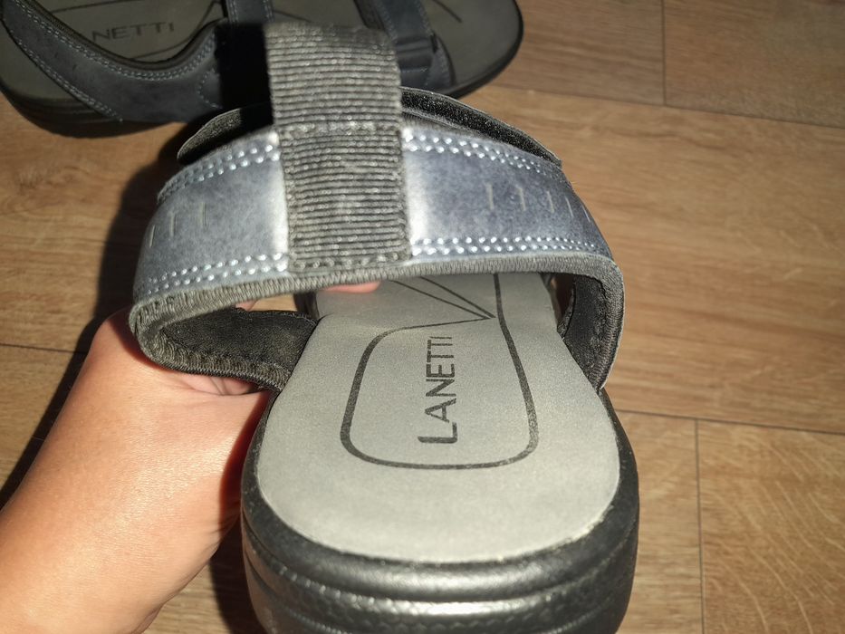 Sandały męskie Lanetti rozmiar 43