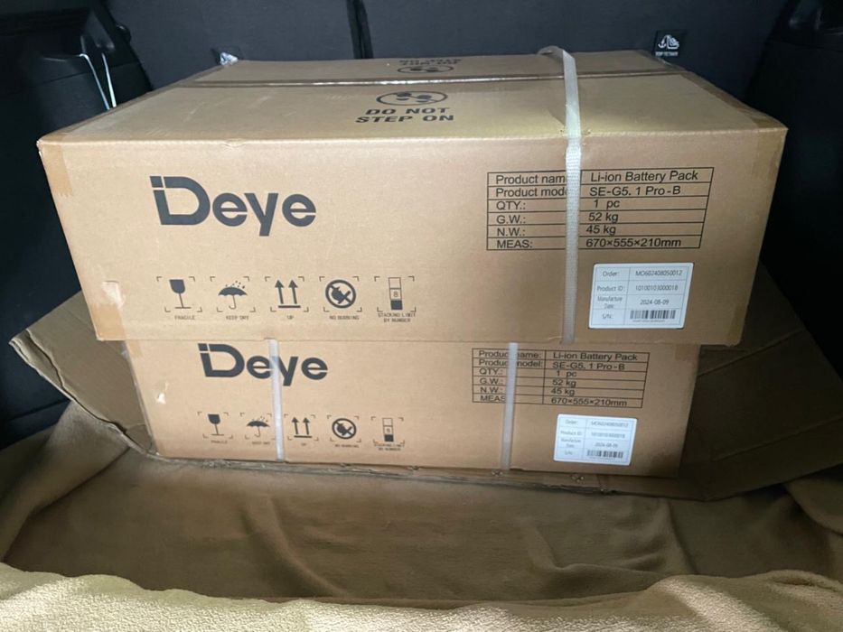 Акумуляторна  Батарея Deye  pro b 5.12 (LIFEPO4 51,2V 100AH 5,12KWH)