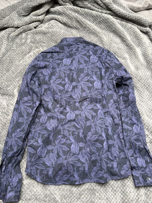 Granatowa koszulka męska