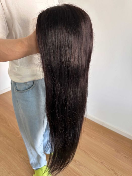 Peruca 100% cabelo humano /180% density