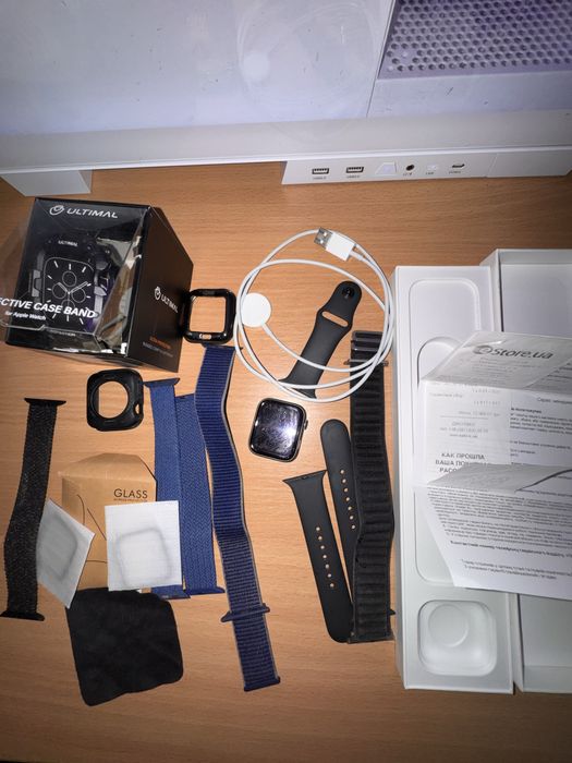 Apple watch series 6 44m ,ремінець ,годиник на деталі