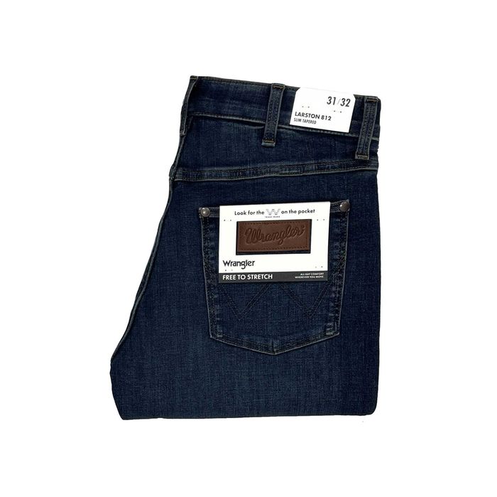 Spodnie męskie jeansy Wrangler Larston 812 Marine Tint W31 L32