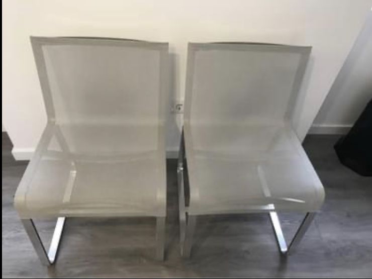 Cadeiras cozinha estrutura metálica