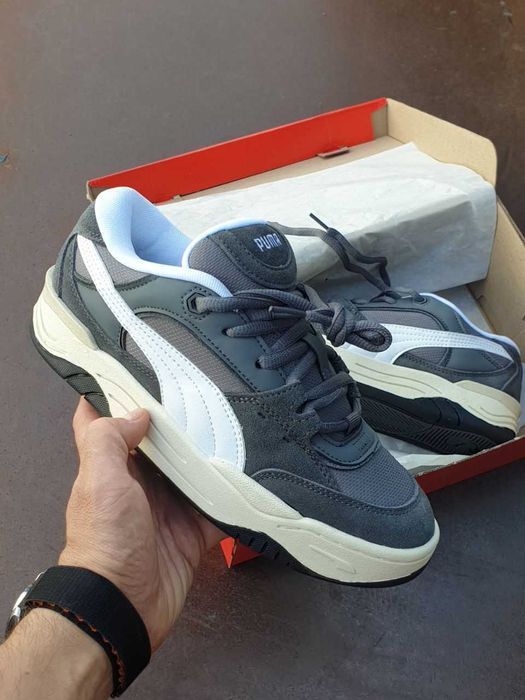 Кросівки Puma 180 Grey/Beige premium | Кроссовки чоловічі жіночі