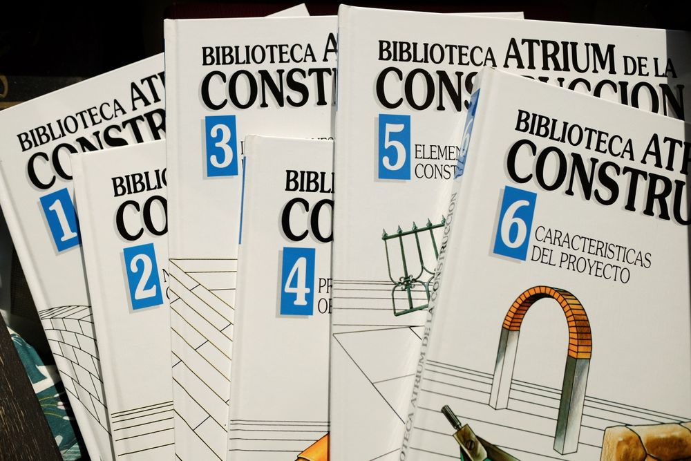 Biblioteca Atrium de la construccion - 6 livros