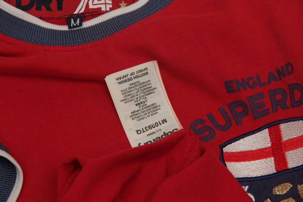 Superdry England trophy series рр S футболка из хлопка