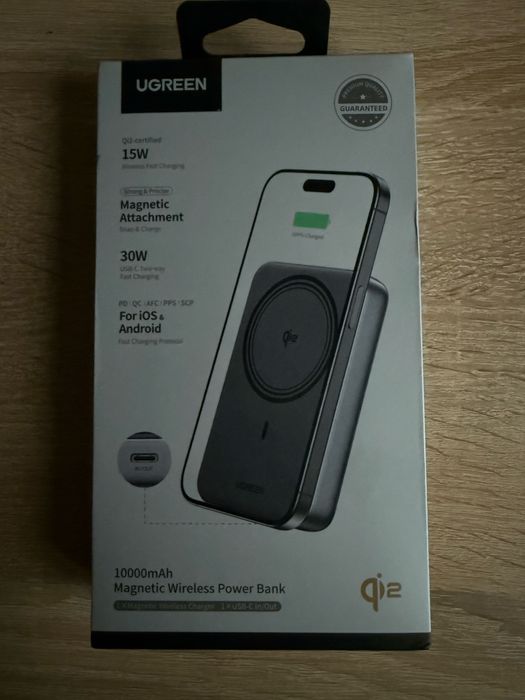 Магнітний ‼️ павербанк 10000 Baseus Ugreen Anker повербанк магсейф EDC