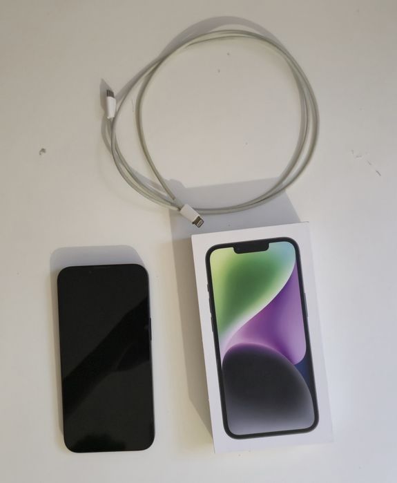 iPhone 14 128 GB czarny – sprawny, bez blokad 87%