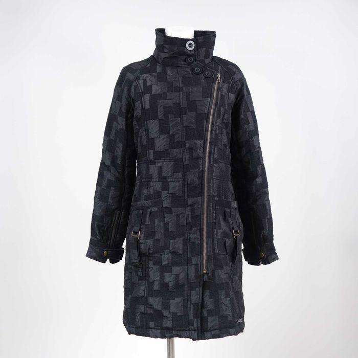 DESIGUAL oryginalny patchworkowy płaszcz PEMIUM