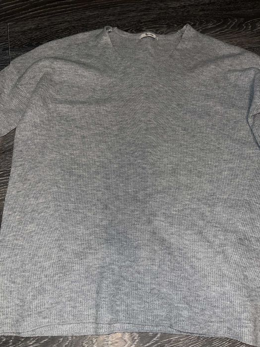 sweter rozm 40 szary