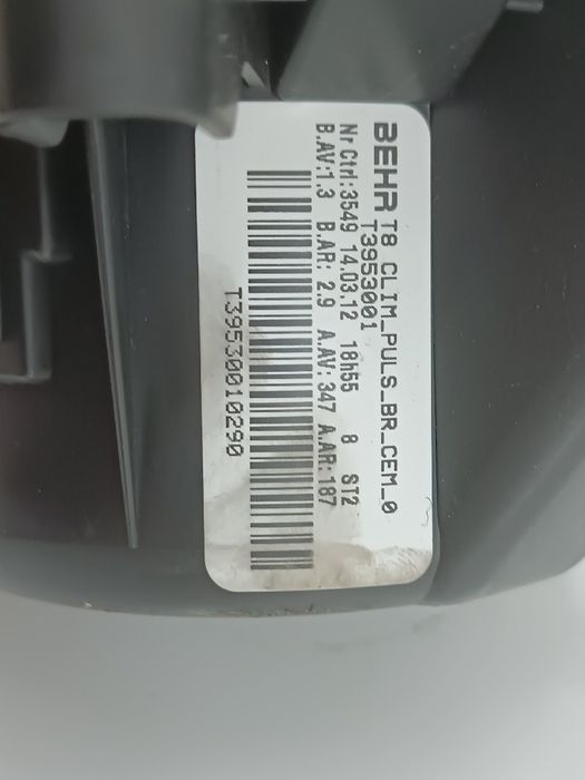 Motor da Climatizaçao / Sofagem - CITROËN DS5 | 11 - 15