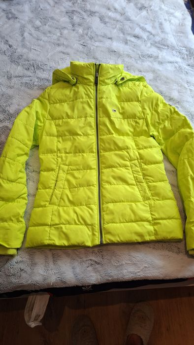 Kurtka przejściowa Tommy Hilfiger limonkowa