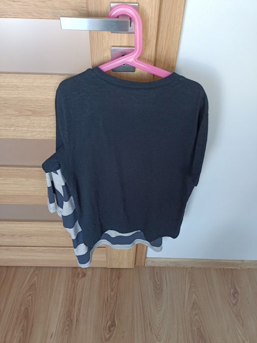 T-shirt chłopięcy H&M z guzikami r. 146/152