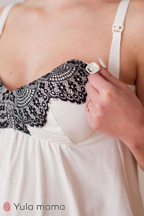 Комплект сорочка та халат для годування