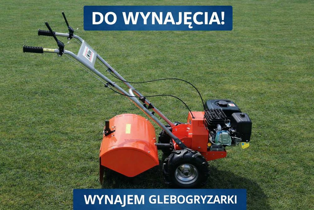 Glebogryzarka z napędem - wynajem - WYPOŻYCZALNIA