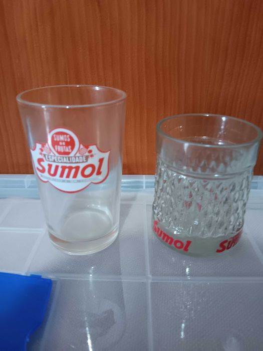 Coleção copos de bebidas