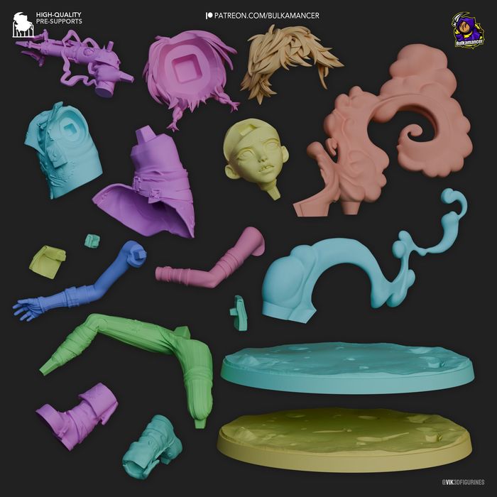 Isha | Arcane | Figurka | druk 3D z żywicy (12K)