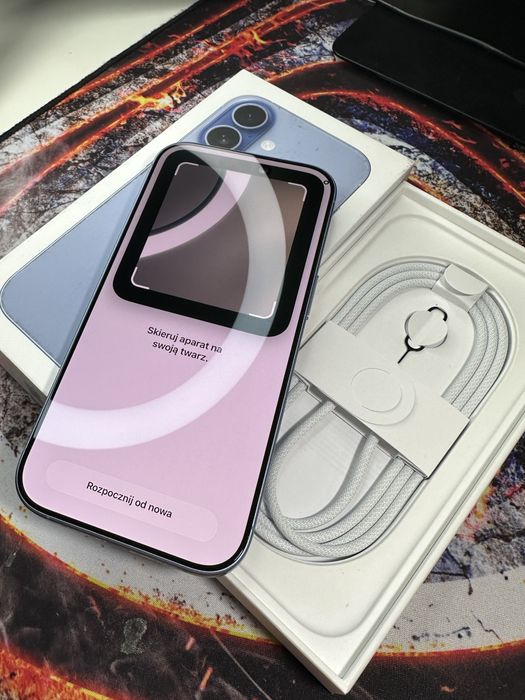 iPhone 17 256GB Mist Blue Nieużywany z fakturą zakupu