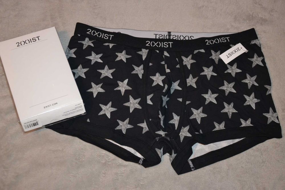 Nowe Bokserki 2(X)IST STARS No Show Trunk Męskie Roz XL Oryginalne