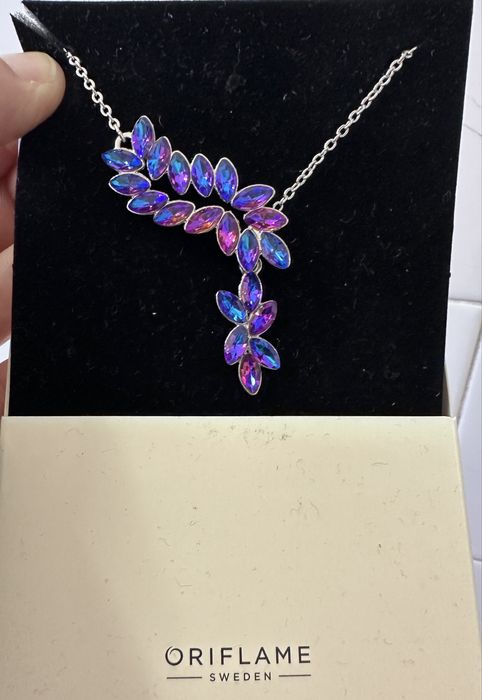 Caixa Colar azul/roxo