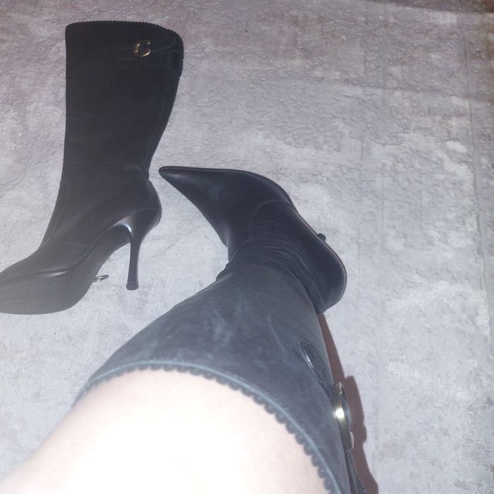 Сапожки шкіряні  Італія не дорого