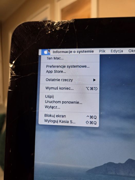 Mac 27" Late 2013 | 16 GB RAM | macOS Catalina | uszkodzony ale działający monitor