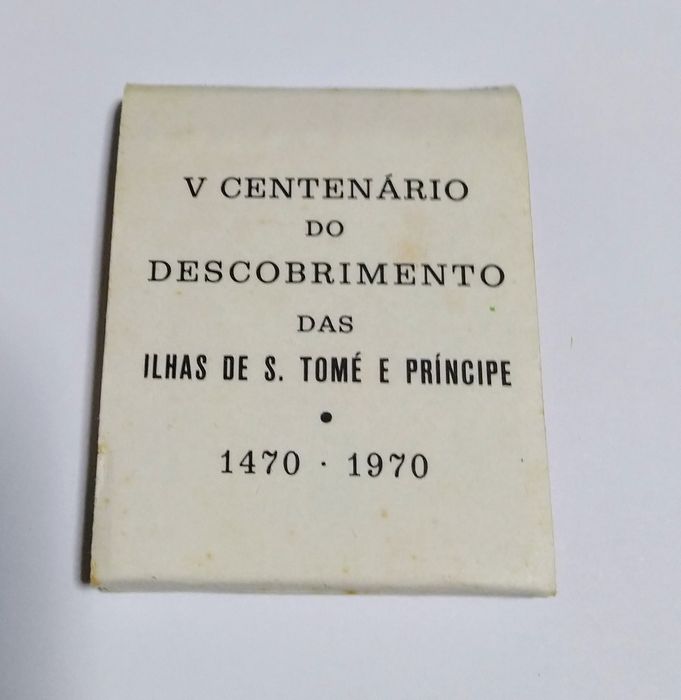 Caixa fósforos Centenário Descobrimento S.Tomé e Principe1970