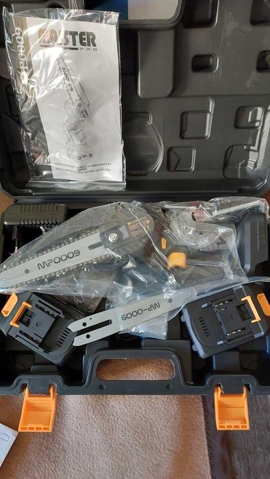 Piła Łańcuchowa Akumulatorowa Pilarka Elektryczna Gałęziówka 2xaku