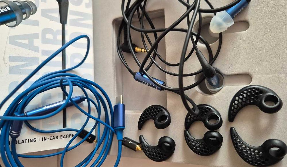 Słuchawki dokanałowe Etymotic ER2-SE i drugi kabel USB-C audio