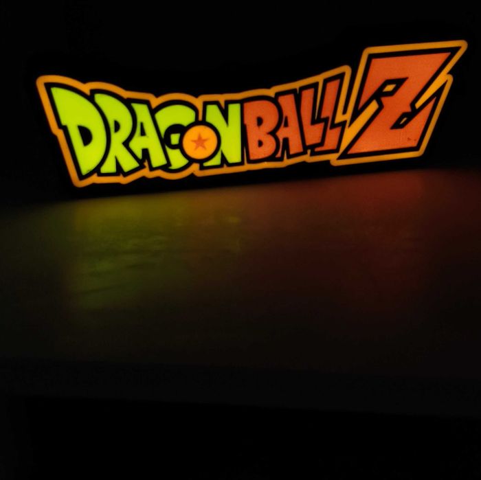 Luz de presença Dragon Ball Z com interruptor e ligação USB