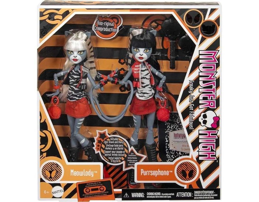 Лялька Монстер Хай Мяулоді Пурсефона Репродукція Monster High Meowlody