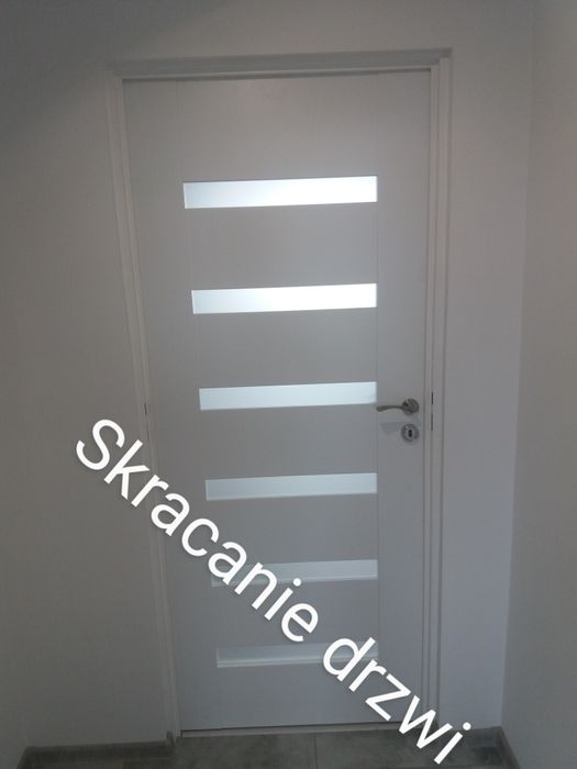 Montaż drzwi. Skracanie. Montaż drzwi na stare futryny. Ślusarstwo