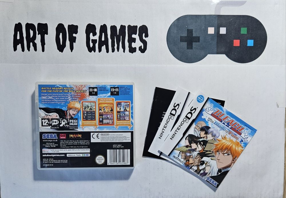 Bleach The Blade of Fate Nintendo DS 3DS Komplet 3xA BDB