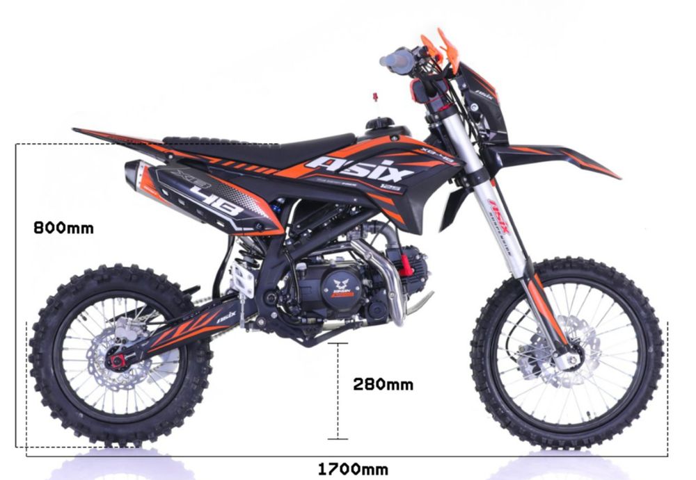 Мотоцикл Підбайкі ASIX 70-140