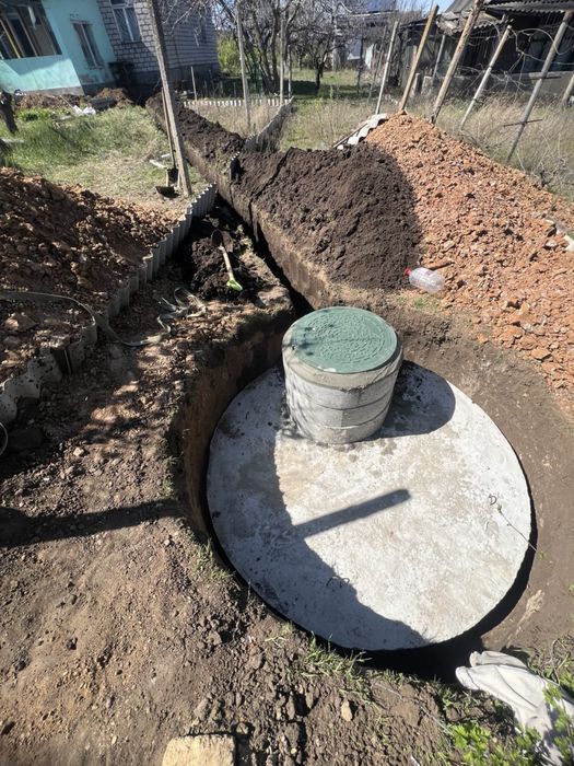 Земляные работы, септик под ключ, монтаж канализации и водопровода