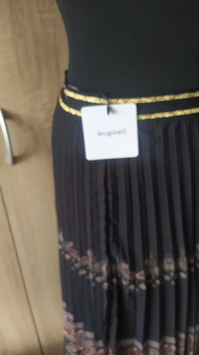 Desigual długa plisowana spodnica