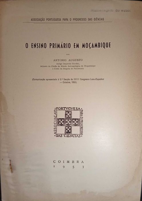 O Ensino Primário em Moçambique - António Augusto