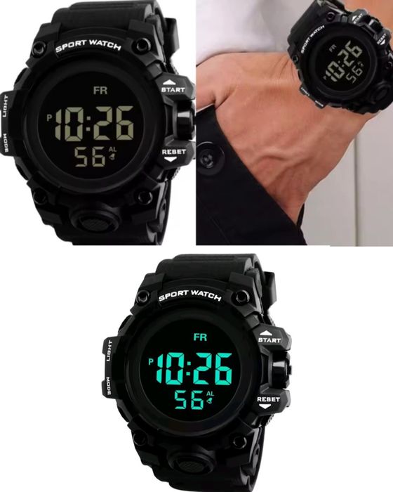 Часы мужские тактические спортивные военные водонепроницаемые