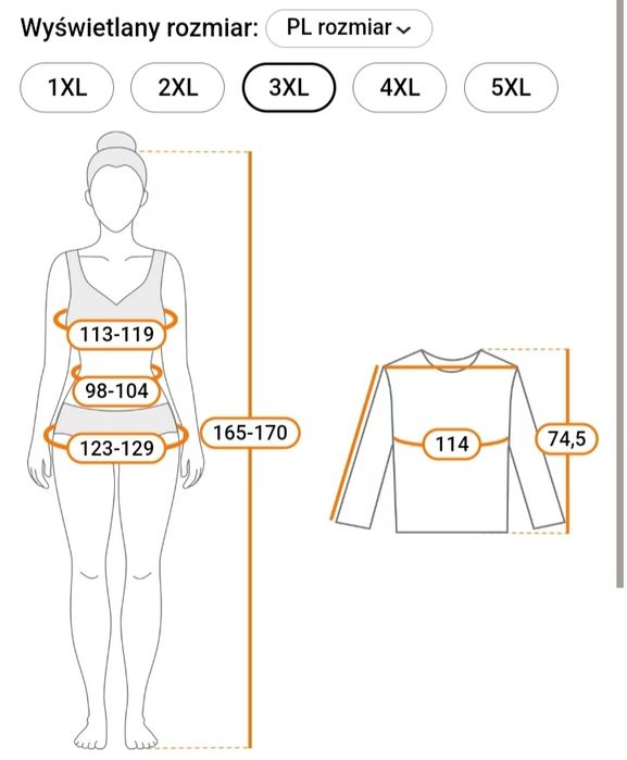 Super bluzka 2/3 xl