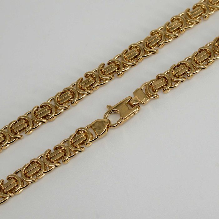Złoty łańcuszek 585 54,58 gram 60cm Bizantyjski PEŁNY NOWY