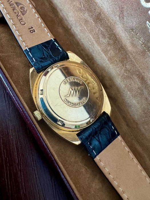 Piękny złoty (18k, 750) zegarek Longines Ultra-Chron