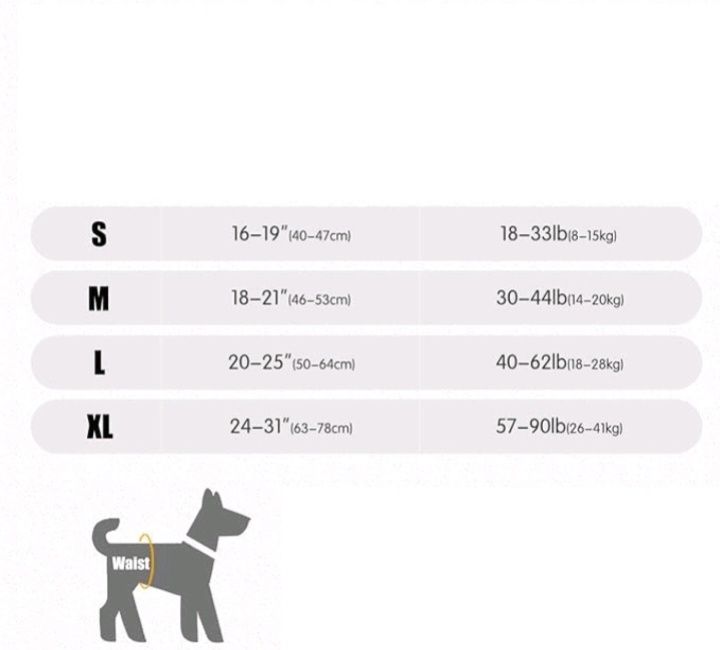 DOTONER uprząż dla psa na tylnie nogi rozmiar S