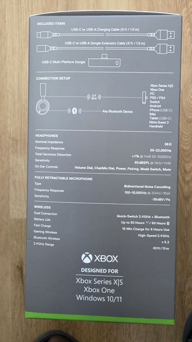 Słuchawki SteelSeries Arctis Nova 5X Wireless czarny