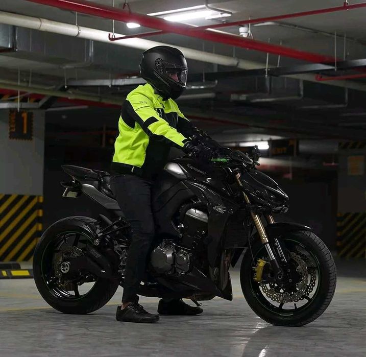 Casaco Hi-viz 3 camadas c/proteções ventilado mota scooter novo